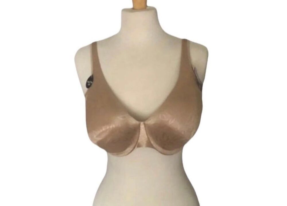 Bali Comfort U-Back Lift Support Padded Hook Closure Lined Underwire NEW
